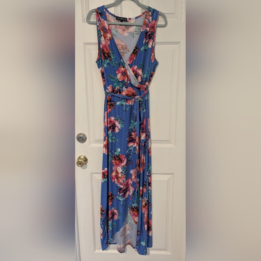 Derek Heart flowered dress 1x